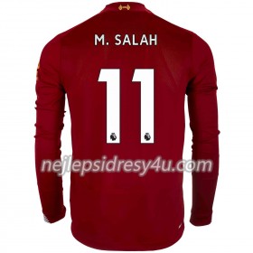 Fotbalové dres Liverpool M.Salah 11 Domácí 2019/20 Dlouhý Rukáv